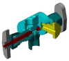 Клапан (вентиль) трехходовой под приварку ручной Т-203нж DN 10 PN 10,0 МПа Т560 °С, корпус ст. 12Х18Н10Т