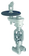 Клапан (вентиль) запорный под приварку с цилиндрическим редуктором 1057-65-ЦЗ DN 65 PN 9,8 МПа Т540 °С, корпус ст. 12Х1МФ
