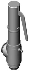 Клапан предохранительный цапковый 17с-1-2 DN 32 PN 1,0 МПа Т250 °С, корпус ст. 20